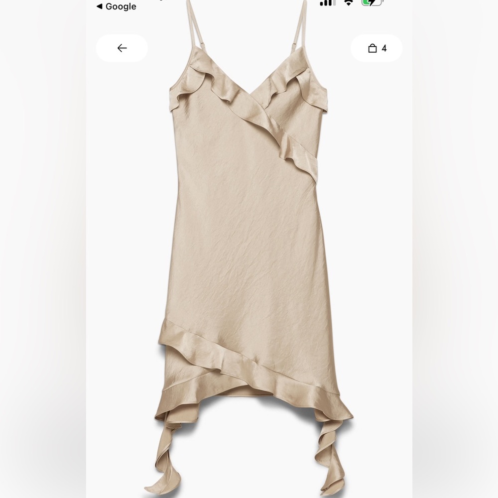 Botanical Satin Dress